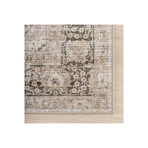 Atelier 504 Soft Greige Eskitme Vintage Hal� Etnik Otantik Y�kanabilir Salon Hal�s�