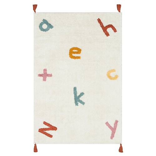 Eko Hal� COTTON BOON XW CBN 05 MULTY XW Y�kanabilir Kaymaz Tabanl� Naturel Pamuk Bebek Hal�s�