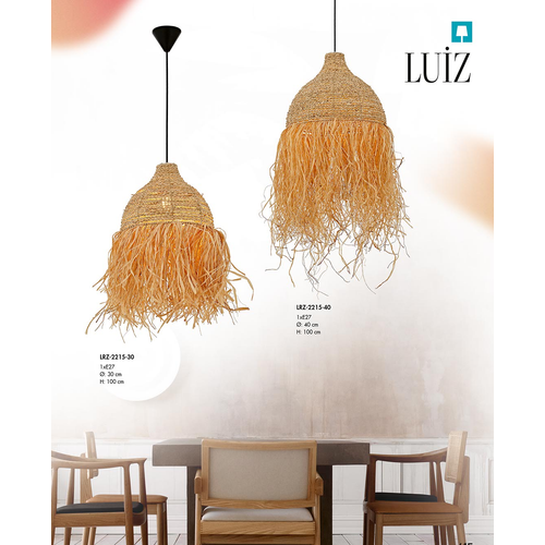 Luiz Sark�t Avize 30 ve 40 cm Has�r Modeller | Modernza