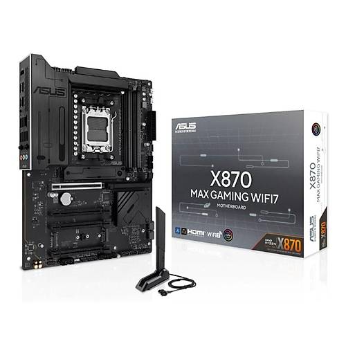 ASUS X870 MAX GAMING WIFI7 DDR5 8000MT/S 1XHDMI 2XUSB 3XM.2 ATX AM5 (AMD AM5 9000/8000/7000 SER�LER�