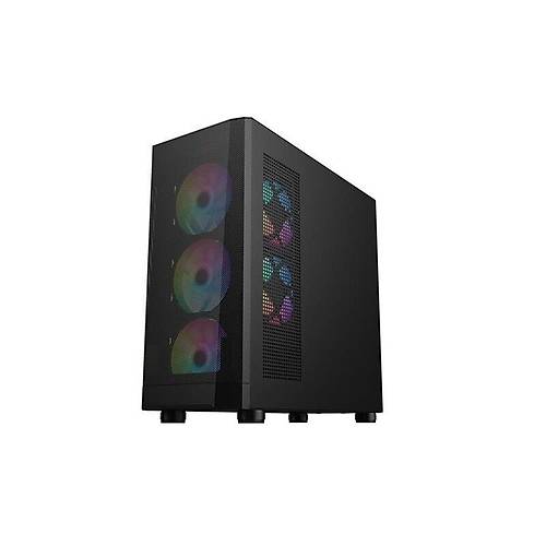 1ST PLAYER FD5-M S�YAH 600W 80+ ARGB 4X12CM FAN TEMPERL� CAM MESH USB 3.0 M-ATX KASA