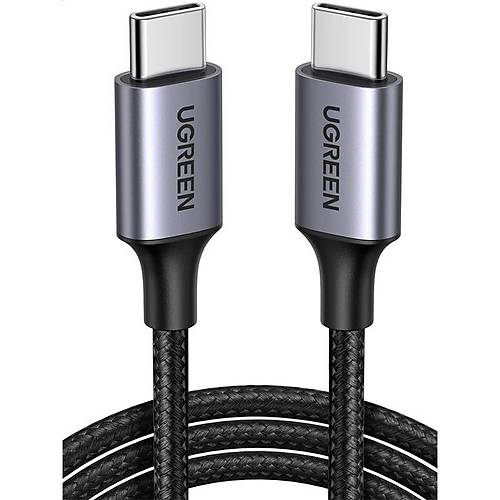 UGREEN USB-C 60W 3A QC PD �RG�L� HIZLI �ARJ KABLOSU 2 MT S�YAH 50152