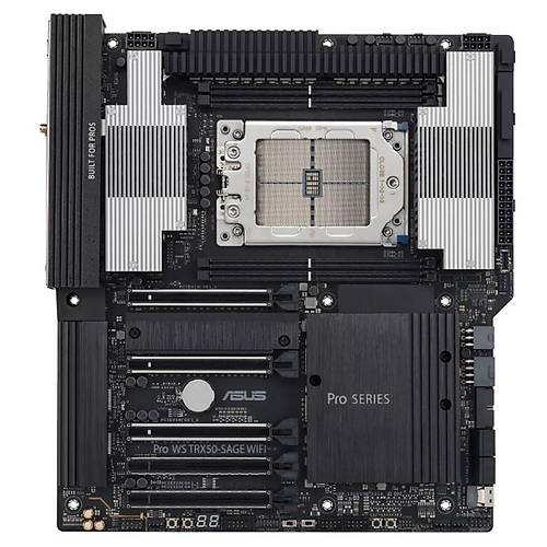 ASUS PRO WS TRX50-SAGE WIFI DDR5 8000MHZ 3XM.2 USB WIFI7 (AMD THREADRIPPER PRO 9000/7000 WX SER�LER� �LE UYUMLU)