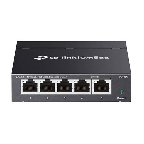 TP-LINK OMADA DS105G 5 PORT GIGABIT Y�NET�LEMEZ METAL KASA SWITCH