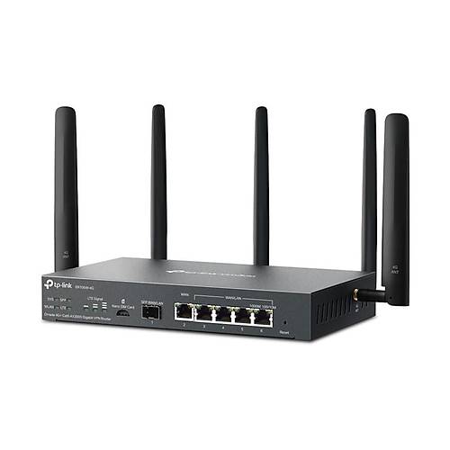 TP-LINK OMADA ER706W-4G AX3000 1� GIGABIT SFP WAN/LAN PORT, 1� GIGABIT RJ45 WAN PORT, 4� GIGABIT WAN/LAN RJ45 VPN ROUTER