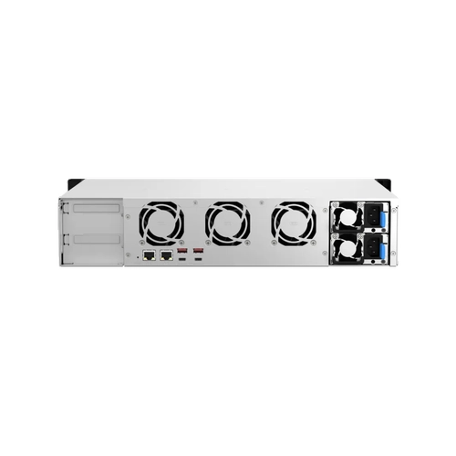 QNAP TS-873AeU-RP-4G | 2U Rackmount NAS, AMD Ryzen, Redundant PSU, 4GB DDR4 RAM