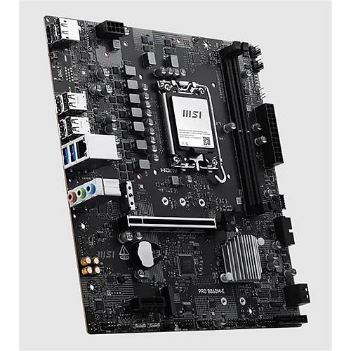 MSI PRO B860M-E DDR5 9066MHZ 1XHDMI 1XDP 2XM.2 USB MATX 1851P(INTEL ULTRA PROCESSORS SERIES 2)