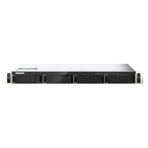 QNAP TS-435XeU-4G | 4-Bay Short-Depth 1U NAS, 10GbE + 2.5GbE, ARM Cortex-A57, QTS 5