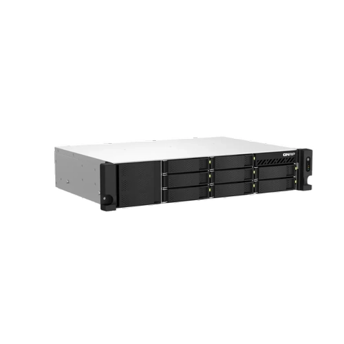 QNAP TS-873AeU-RP-4G | 2U Rackmount NAS, AMD Ryzen, Redundant PSU, 4GB DDR4 RAM