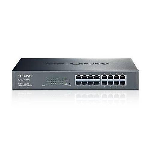 TP-LINK TL-SG1016DE 16 PORT GIGABIT EASY SMART Y�NET�LEB�L�R RACKMOUNT SWITCH