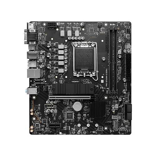 MSI PRO B760M-G DDR4 4800MHZ 1XVGA 1XHDMI 1XDP 2XM.2 USB 3.2 MATX 1700P (12. / 13. VE 14. NES�L ��LEMC� UYUMLU)