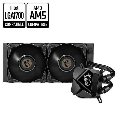 MSI MAG CORELIQUID P240 240MM CPU SIVI SO�UTUCU (LGA 1150/1151/1155/1156/1200/1700/AM5/AM4 UYUMLU)