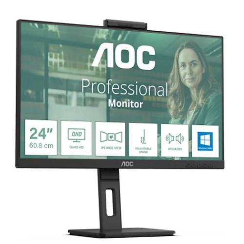 23.8 AOC 24P3CW IPS 4MS 75MHZ 1XHDMI 1XDP USB TYPE-C RJ45 FHD 1920X1080 WEBCAM HOPARL�R �ER�EVES�Z VESA S�YAH