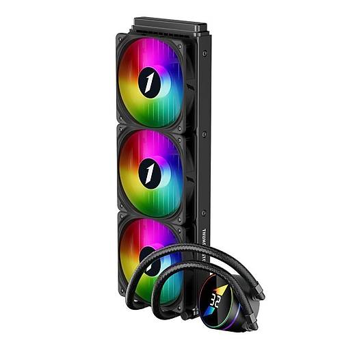 1ST PLAYER THUNDERSTORM TS3 360MM S�YAH ARGB SICAKLIK EKRAN G�STERGEL� AM5 / LGA1700 ��LEMC� SIVI SO