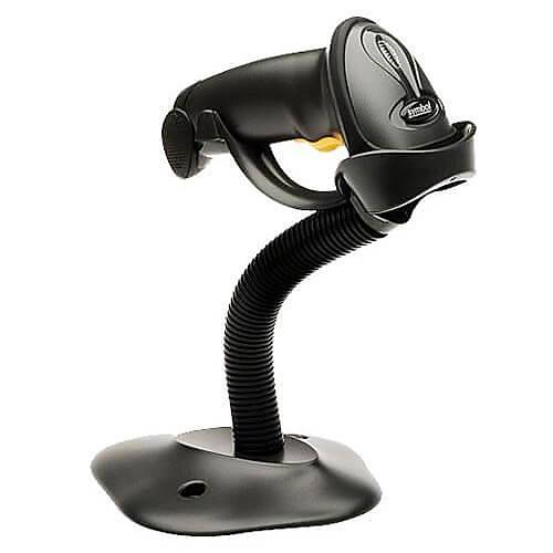 ZEBRA LS2208 (LS2208-SR20007R-UR ) 1D KABLOLU USB S�YAH BARKOD OKUYUCU + STAND