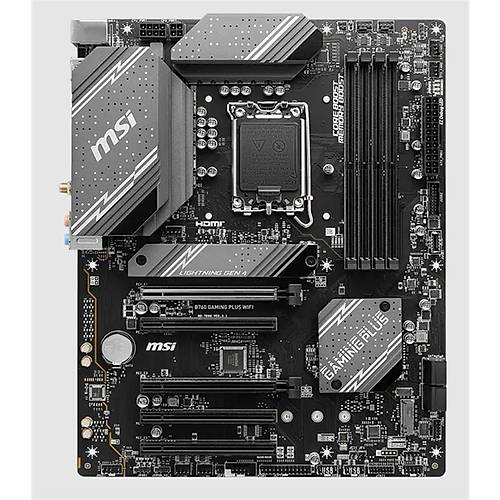 MSI B760 GAMING PLUS WIFI DDR4 6800MHZ 1XHDMI 1XDP 2XM.2 USB ATX 1700P (12. / 13. VE 14. NES�L ��LEMC� �LE UYUMLU)