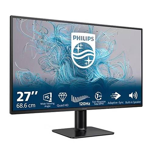 27 PHILIPS 27E2N2500/01 IPS 1MS 120HZ 1XHDMI 1XDP 2K QHD 2560X1440 FLICKER-FREE VESA S�YAH