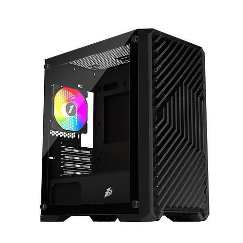 1ST PLAYER TRILOBITE T5 S�YAH 650W 80+ ARGB 4X12CM FAN TEMPERL� CAM MESH USB 3.0 M-ATX KASA