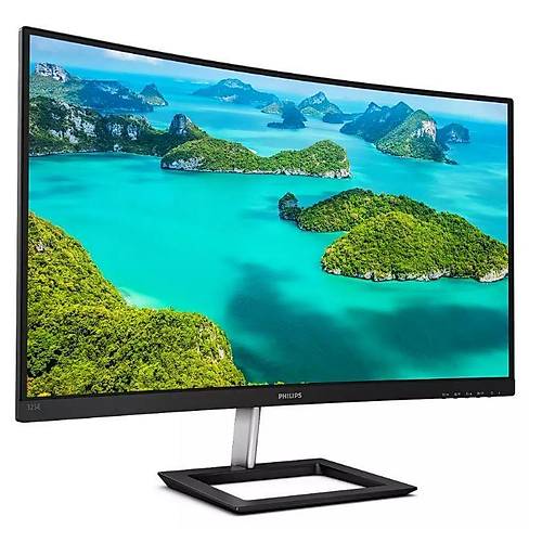 31.5 PHILIPS 325E1C/00 4MS 75MHZ 1XVGA 1XHDMI 1XDP 2K WQHD 2560X1440 FLICKER-FREE FREESYNC Y�KSEKL�K AYARI CURVED S�YAH
