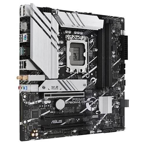 ASUS PRIME B760M-A WIFI D4 DDR4 5333MHZ 2XHDMI 1XDP 2XM.2 USB 3.2 MATX 1700P (12. / 13. VE 14. NES�L ��LEMC� UYUMLU)
