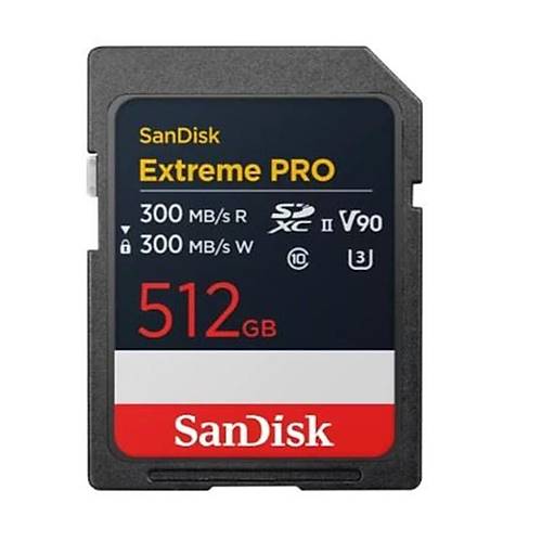 512GB SANDISK EXTREME PRO SDXC UHSII V90 SDSDXDM-512G-GN4IN
