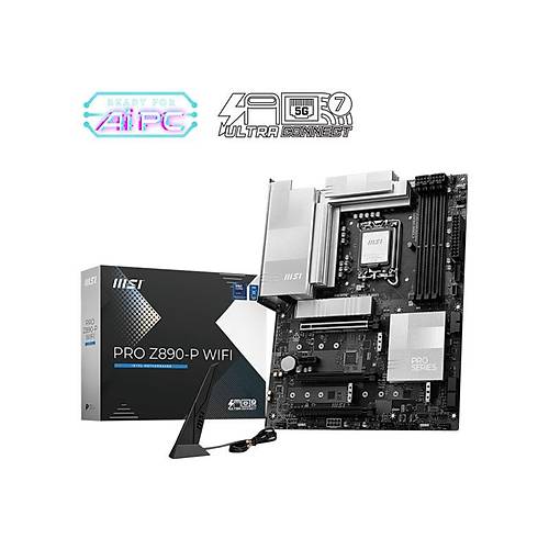 MSI PRO Z890-P WIFI DDR5 9200MT/S 1XHDMI 1XDP 1XUSB TYPE-C 4XM.2 ATX 1851P (INTEL ULTRA PROCESSORS SERIES 2)