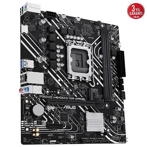 ASUS PRIME H610M-K D4 ARGB DDR4 3200MHZ 1XHDMI 1XM.2 USB 3.2 MATX 1700P (12. / 13. VE 14. NES�L ��LEMC� UYUMLU)