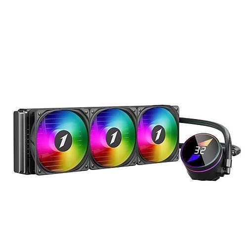 1ST PLAYER THUNDERSTORM TS3 360MM S�YAH ARGB SICAKLIK EKRAN G�STERGEL� AM5 / LGA1700 ��LEMC� SIVI SO