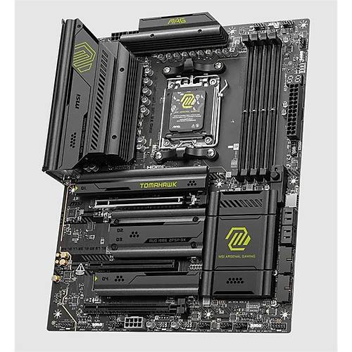 MSI MAG X870E TOMAHAWK WIFI DDR5 8400MT/S 1XHDMI 4XM.2 USB AM5 ATX(AMD AM5 9000/8000/7000 SER�LER� �LE UYUMLU)