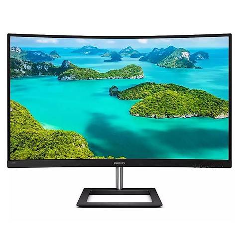 31.5 PHILIPS 325E1C/00 4MS 75MHZ 1XVGA 1XHDMI 1XDP 2K WQHD 2560X1440 FLICKER-FREE FREESYNC Y�KSEKL�K AYARI CURVED S�YAH
