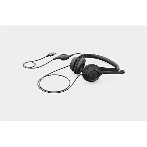 LOGITECH H390 KABLOLU S�YAH KULAKLIK 981-000406