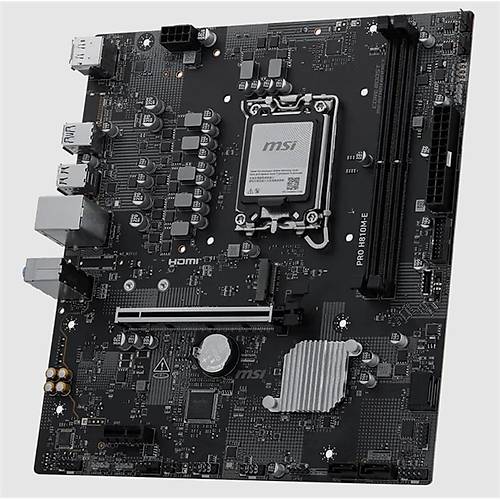 MSI PRO H810M-E DDR5 6400MT/S 1XHDMI 1XDP 1XM.2 USB 3.2 MATX 1851P (INTEL ULTRA PROCESSORS SERIES 2)