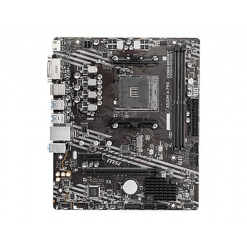 MSI A520M-A PRO DDR4 4600MHZ 1XHDMI 1XDVI 1XM.2 USB 3.2 MATX AM4 (AMD AM4 5000/4000 /3000 SER�S� �LE UYUMLU)