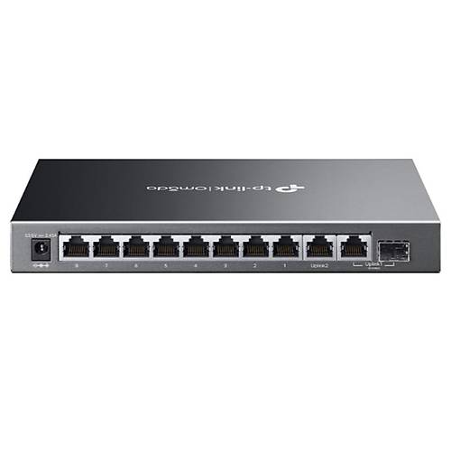 TP-LINK OMADA ES210GMP 10 PORT GIGABIT + 8-PORT POE+ Y�NET�LEB�L�R 123W POE METAL KASA SWITCH