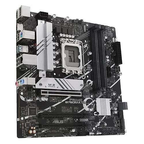 ASUS PRIME B760M-A D4 DDR4 5333MHZ 2XHDMI 1XDP 2XM.2 USB 3.2 MATX 1700P (12. / 13. VE 14. NES�L ��LEMC� UYUMLU)