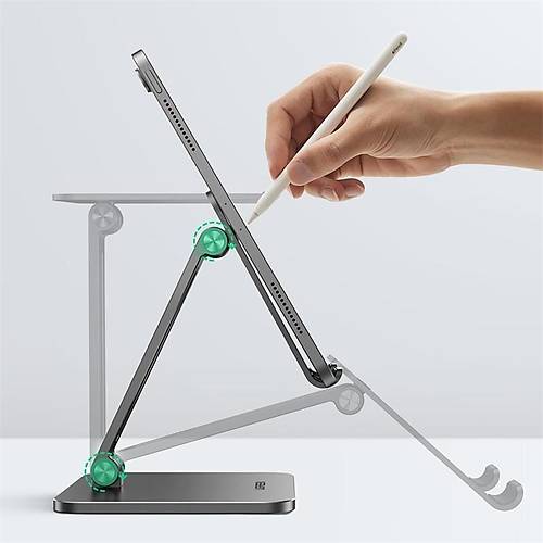 UGREEN AYARLANAB�L�R METAL TABLET TUTUCU STANDI UZAY GR�S� 40393