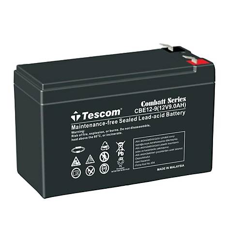 TESCOM COMBATT CBL12-9E 12V 9AH TAM BAKIMSIZ KURU AK�