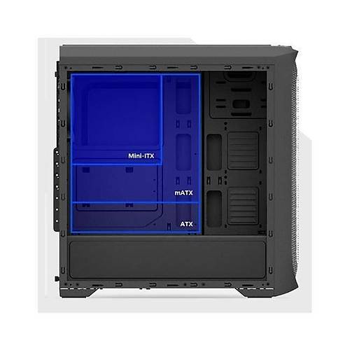 ZALMAN N5MF 700W 4X120MM RGB FAN USB 3.0 ATX S�YAH KASA