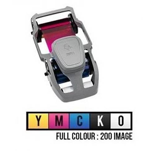 ZEBRA 800300-250EM ZC100/ZC300 UYUMLU TEK Y�Z 200 BASKI RENKL� R�BON