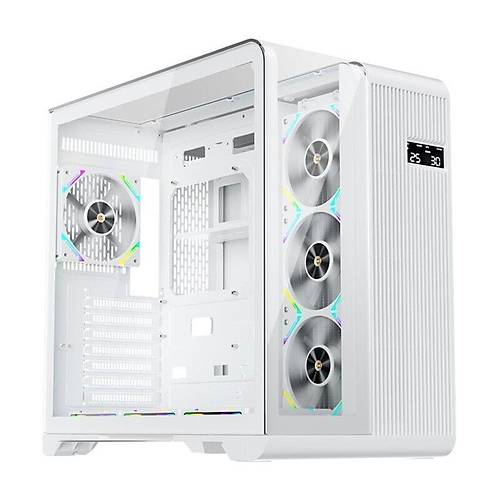 1ST PLAYER RT7 BEYAZ DIGITAL 850W 80+ GOLD FULL MOD�LER 4X12CM ARGB 3 TARAFLI TEMPERL� CAM USB 3.0 - TYPE C ATX KASA