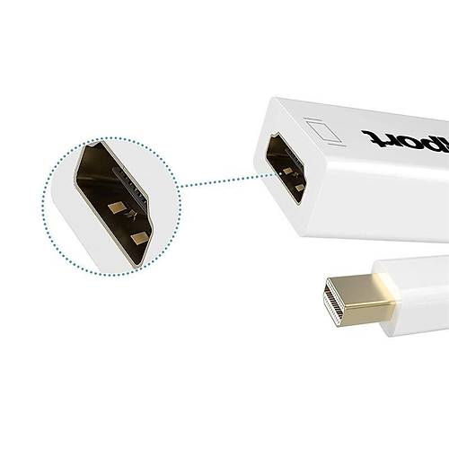 QPORT Q-DP-HDM MINI DISPLAY PORT TO HDMI D�N��T�R�C�
