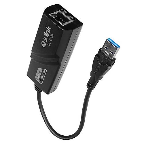 S-LINK SL-U603 USB 3.0 TO RJ45 10/100/1000MBPS GIGABIT ETHERNET D�N��T�R�C�