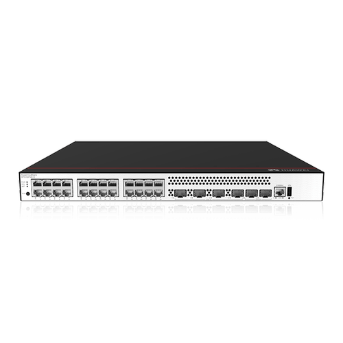 Huawei CloudEngine S5735-S24T4XE-V2 24� GE Port + 4� 10GE SFP+, 2� 12GE Stack, AC G�� Mod�l� Dahil Y�netilebilir Switch
