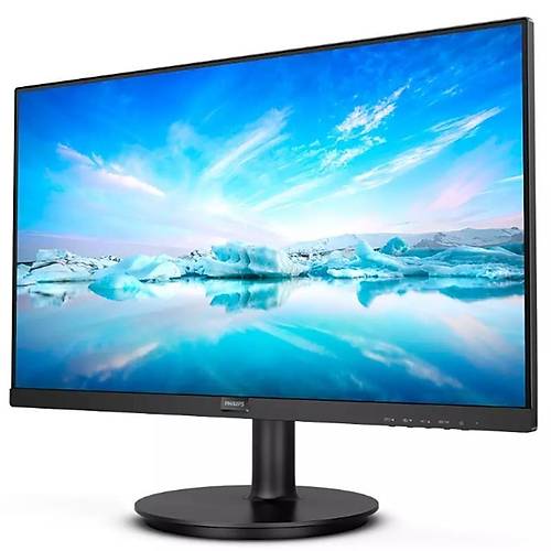 21.5 PHILIPS 222V8LA/01 4MS 75MHZ 1XVGA 1XHDMI 1XDP FHD 1920X1080 HOPARL�R FLICKER-FREE D���K MAV� I�IK VESA S�YAH