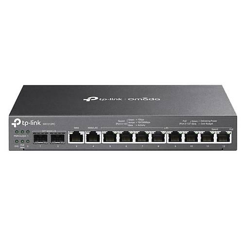 TP-LINK OMADA ER7212PC 2XGIGABIT SFP WAN/LAN PORT 1XGIGABIT RJ45 WAN 1XGIGABIT SFP WAN/LAN 8XGIGABIT VPN ROUTER