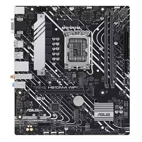 ASUS PRIME H610M-A WIFI DDR5 5600MHZ 1XVGA 1XHDMI 1XDP 2XM.2 USB 3.2 MATX 1700P (12. /13. VE 14. NES�L ��LEMC� UYUMLU)