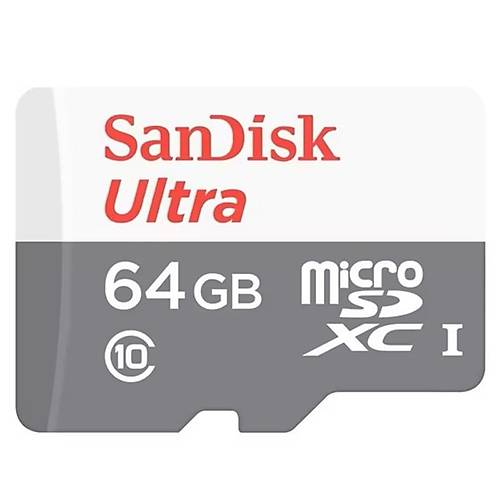 64GB SANDISK ULTRA MICROSD 100MB/S SDSQUNR-064G-GN3MN