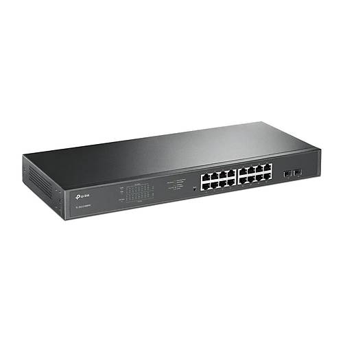 TP-LINK TL-SG1218MPE 16 PORT GIGABIT + 2XGIGABIT SFP UPLINK Y�NET�LEB�L�R 192W POE RACKMOUNT SWITCH