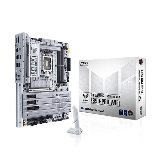 ASUS TUF GAMING Z890-PRO WIFI DDR5 9066MT/S 1XHDMI 1XDP 2XUSB TYPE-C 4XM.2 ATX 1851P (INTEL ULTRA PROCESSORS SERIES 2)