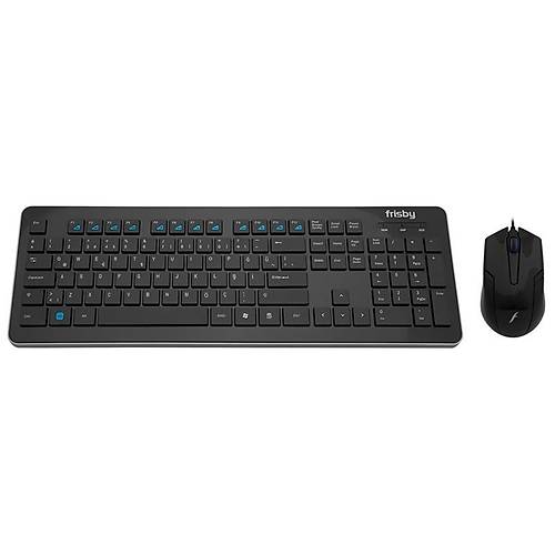 FRISBY FK-158QU USB Q TR MM S�YAH KABLOLU KLAVYE MOUSE SET